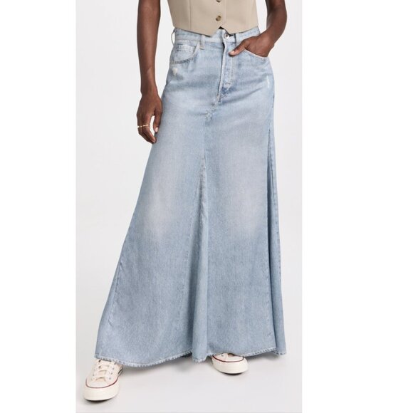rag & bone | Liquid Miramar Maxi Skirt In Posy - Picture 2 of 12